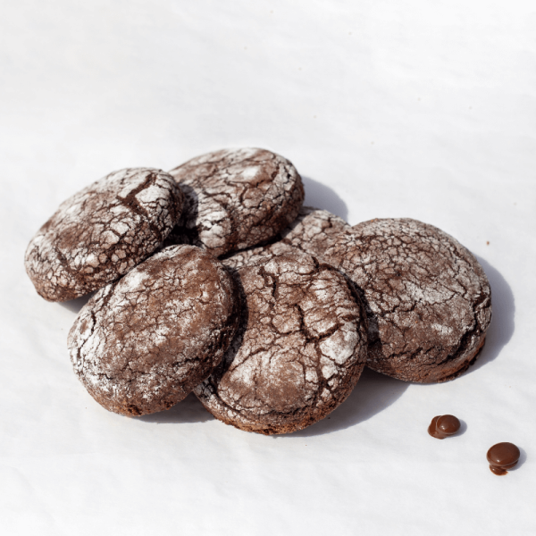 შოკოლადის ორცხობილა / Chocolate Crinckle Cookie (x1)