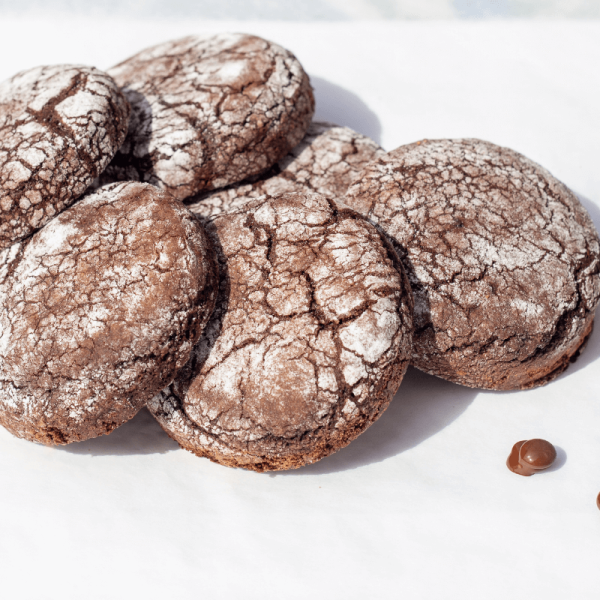 შოკოლადის ორცხობილა / Chocolate Crinckle Cookie (x1) - Image 2