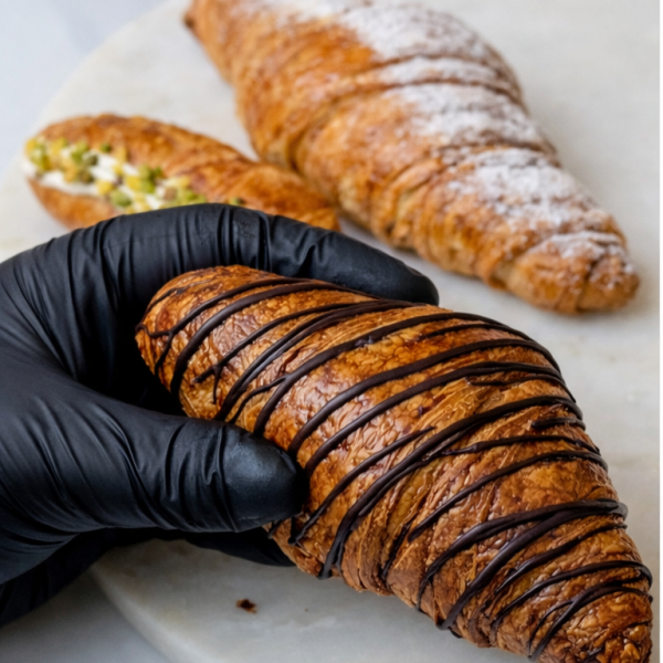კრუასანი შოკოლადის კრემით | Chocolate Croissant