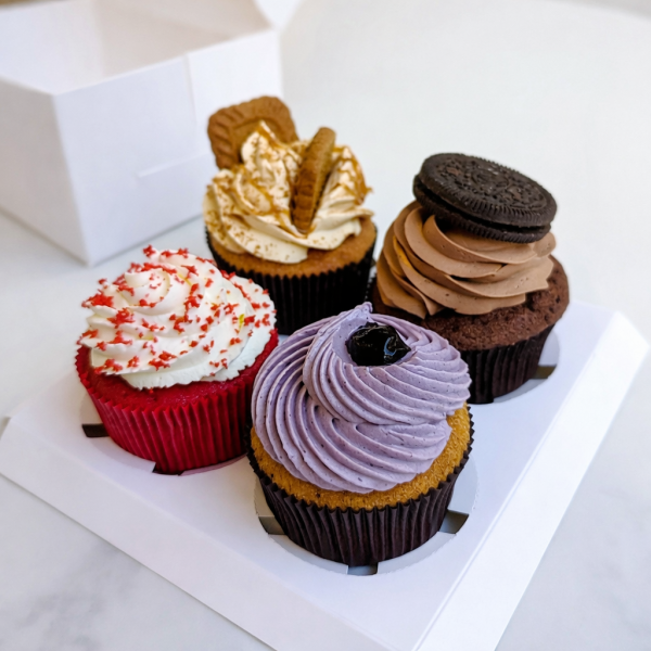 ქაფქეიქების ნაკრები | Cupcake Box (x4) - Image 2
